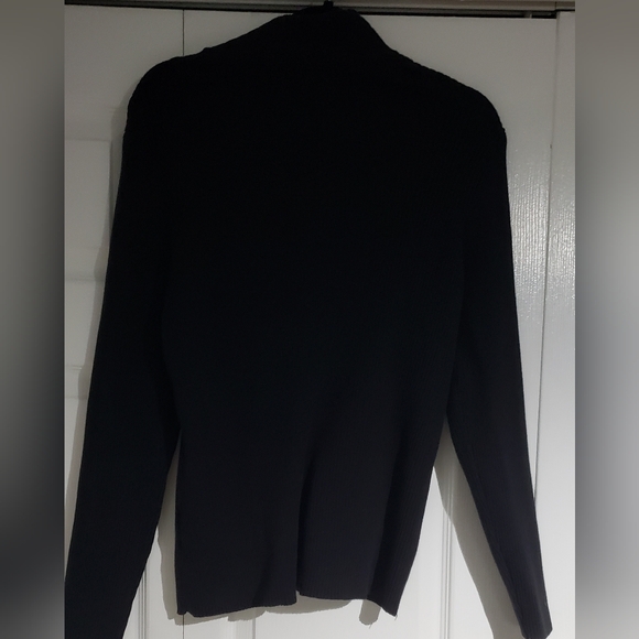 Pierri New York Black Button Sweater Size Large - Picture 5 of 6